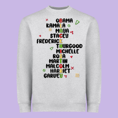 Black History Heavyweight Sweatshirt Designed By Maliassmallbusiness