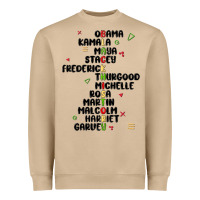 Mushroom black history Heavyweight Sweatshirt - MaliasSmallBusiness