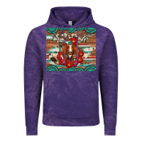 Cloud Purple longhorn with gemstone Vintage Hoodie - Artiststas