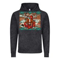 Vintage Black longhorn with gemstone Vintage Hoodie - Artiststas