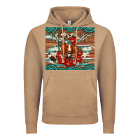 Vintage Coffee longhorn with gemstone Vintage Hoodie - Artiststas