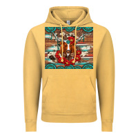 Vintage Mustard longhorn with gemstone Vintage Hoodie - Artiststas