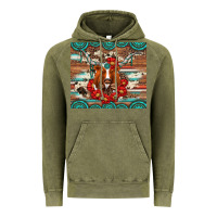 Longhorn With Gemstone Vintage Hoodie | Teevron
