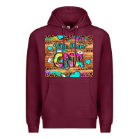 Burgundy wife mom cna Premium Hoodie - JahusDesignShop