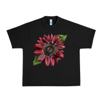 Black chocolate sunflower Urban Heavy Tee - LillyAllenDesigns