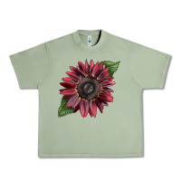 Oil Green chocolate sunflower Urban Heavy Tee - LillyAllenDesigns
