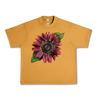 Peanut Butter chocolate sunflower Urban Heavy Tee - LillyAllenDesigns