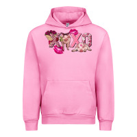 Fuchsia Pink Valentine's Day pig xoxo Urban Hoodie - FaDigitalArtStudio