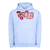 Pigment Grape Ice Valentine's Day pig xoxo Urban Hoodie - FaDigitalArtStudio