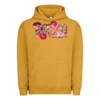 Pigment Peanut Butter Valentine's Day pig xoxo Urban Hoodie - FaDigitalArtStudio