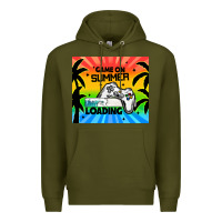Army Green game on summer loading Premium Hoodie - TumblerDesignByShophia