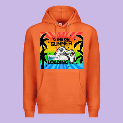 Game On Summer Loading Premium Hoodie Designed By Tumblerdesignbyshophia