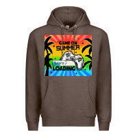 Coffee game on summer loading Premium Hoodie - TumblerDesignByShophia
