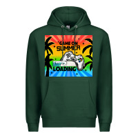 Sports Green game on summer loading Premium Hoodie - TumblerDesignByShophia