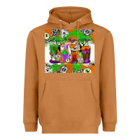 Meerkat Halloween Coffee Cups Heavyweight Hoodie - texasbilliewilder
