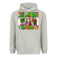 Moon Dust Halloween Coffee Cups Heavyweight Hoodie - texasbilliewilder