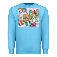 Ocean Blue Hunny Bunny and egg Easter Premium Sweatshirt - NancyCooperArtShop