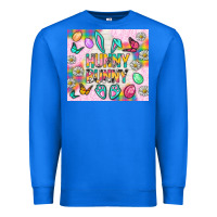 True Royal Hunny Bunny and egg Easter Premium Sweatshirt - NancyCooperArtShop
