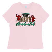 Bubblegum Pink just graduated Ladies Tee - Zillion Design Studio