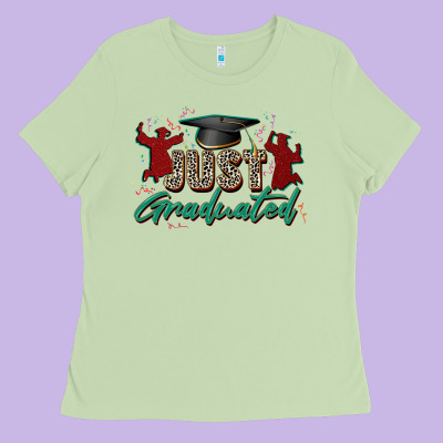 Just Graduated Ladies Tee Designed By Zillion Design Studio