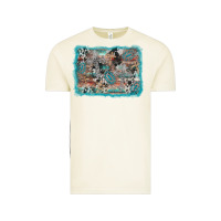 Vintage Arctic cross western background Vintage Tee - AdoDesignShop