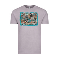 Vintage Zinc cross western background Vintage Tee - AdoDesignShop