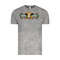 Cloud Rock sunflower hereford cattle and cactus  mom Vintage Tee - Jasminsmagicworld