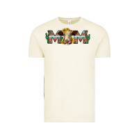 Vintage Arctic sunflower hereford cattle and cactus  mom Vintage Tee - Jasminsmagicworld