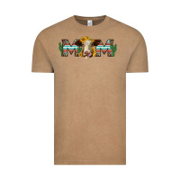Vintage Coffee sunflower hereford cattle and cactus  mom Vintage Tee - Jasminsmagicworld