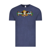 Vintage Denim sunflower hereford cattle and cactus  mom Vintage Tee - Jasminsmagicworld