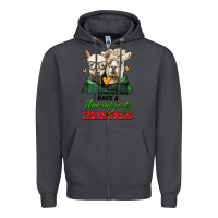 Smoke have a llamazing christmas alpaca head Zipper Hoodie - LillyAllenDesigns