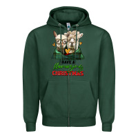 Sports Green have a llamazing christmas alpaca head Zipper Hoodie - LillyAllenDesigns