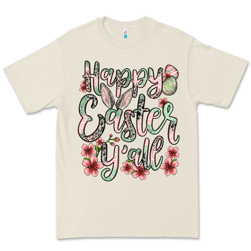 Easter Day Happy Easter Y'all Premium Tee by OliviaCreatesArt | Teevron