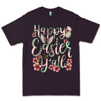 Plum Easter Day Happy Easter y'all Premium Tee - OliviaCreatesArt