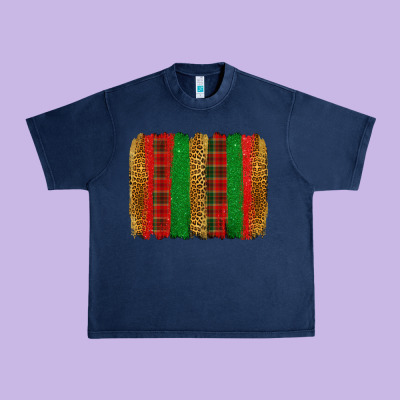Christmas Brushstroke Urban Heavy Tee Designed By Jasminsmagicworld