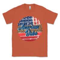 Copper leopard merica Classic Tee - MaliasSmallBusiness