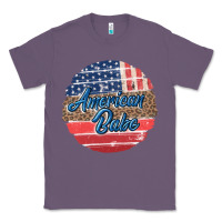Lavender leopard merica Classic Tee - MaliasSmallBusiness