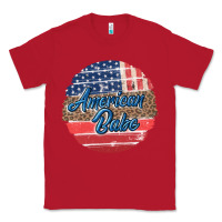 Red leopard merica Classic Tee - MaliasSmallBusiness