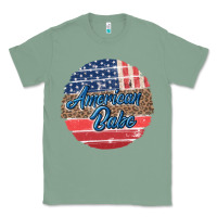 Sage leopard merica Classic Tee - MaliasSmallBusiness