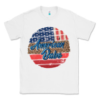 White leopard merica Classic Tee - MaliasSmallBusiness