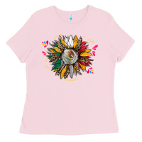 Bubblegum Pink mexican sunflower Ladies Tee - CTS Tumbler Store