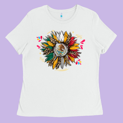Mexican Sunflower Ladies Tee Designed By Cts Tumbler Store
