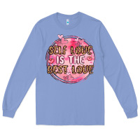 Colony Blue self love is the best love Long Sleeve Tee - MaliasSmallBusiness