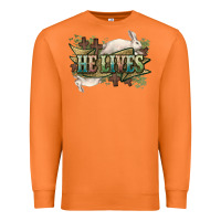 Carrot He lives Easter Premium Sweatshirt - NancyCooperArtShop