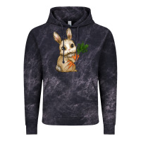 Cloud Black Happy Easter With Bunny And Carrot Vintage Hoodie - RanaPortraitStore