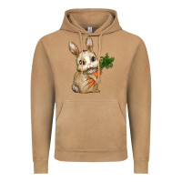 Vintage Camel Happy Easter With Bunny And Carrot Vintage Hoodie - RanaPortraitStore