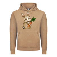Vintage Coffee Happy Easter With Bunny And Carrot Vintage Hoodie - RanaPortraitStore