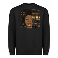 Black afro woman smart loved powerful Heavyweight Sweatshirt - MaliasSmallBusiness