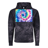 Cloud Black tie dye background colourful leopard 2 3200x2400 Vintage Hoodie - AdoDesignShop