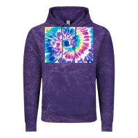 Cloud Purple tie dye background colourful leopard 2 3200x2400 Vintage Hoodie - AdoDesignShop